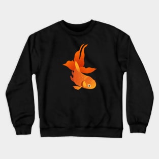 Cute Orange Goldfish Crewneck Sweatshirt